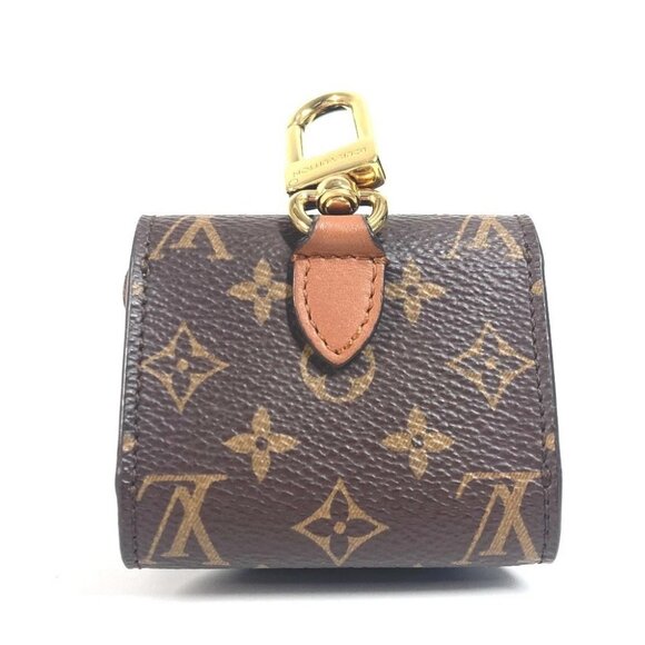 LOUIS VUITTON M01361 Monogram Key Holder-Earphone Pouch LV Bear Bag Charm case - Picture 3 of 16